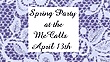 Spring Party at the McCalls